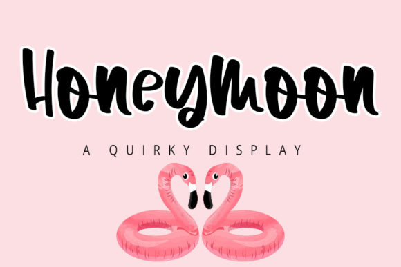 Honeymoon Font Poster 1