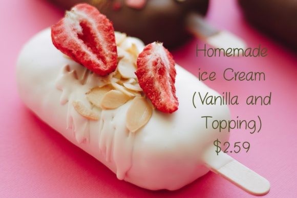 Icecream Homemade Font Poster 4