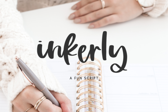 Inkerly Script Font