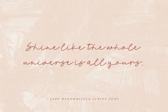 Jade Script Font Poster 3