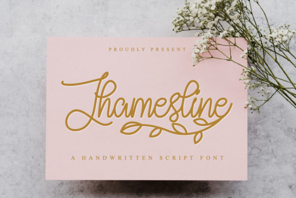 Jhamesline Font Poster 1