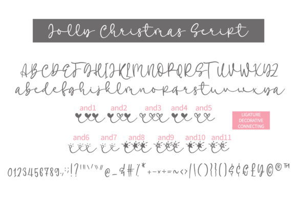 Jolly Christmas Font Poster 2