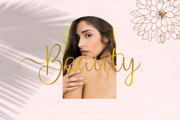 Julia Belle Script Font Poster 2