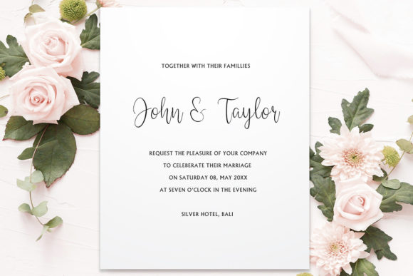 Julia Belle Script Font Poster 4