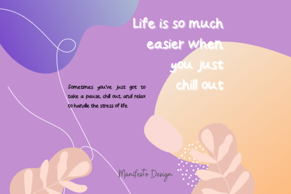 Just Chilling Font Poster 2