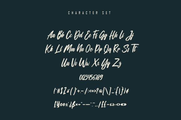 Kafflass Font Poster 7