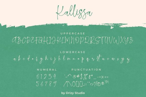 Kallissa Font Poster 2