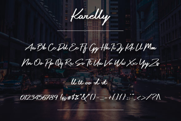 Karelly Font Poster 6