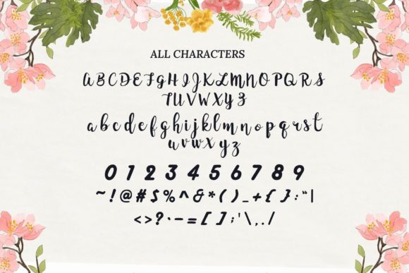 Kisetsu Font Poster 8