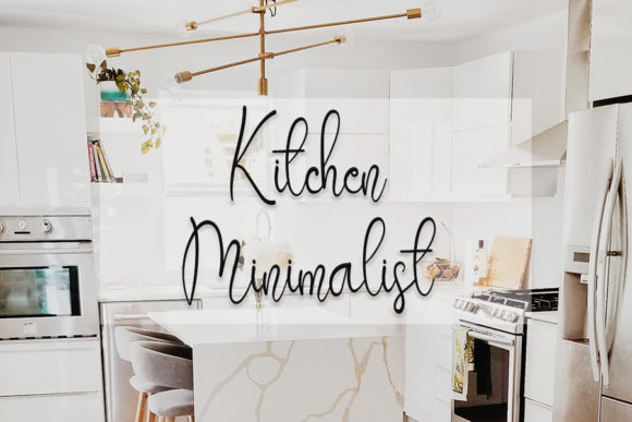 Kitchen Font Poster 2