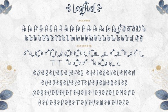 Leaffuse Font Poster 6