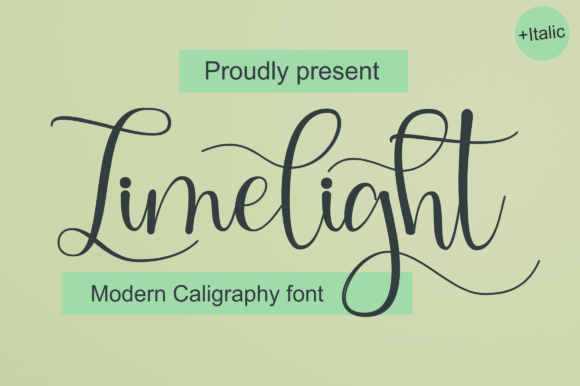 Limelight Font Poster 1