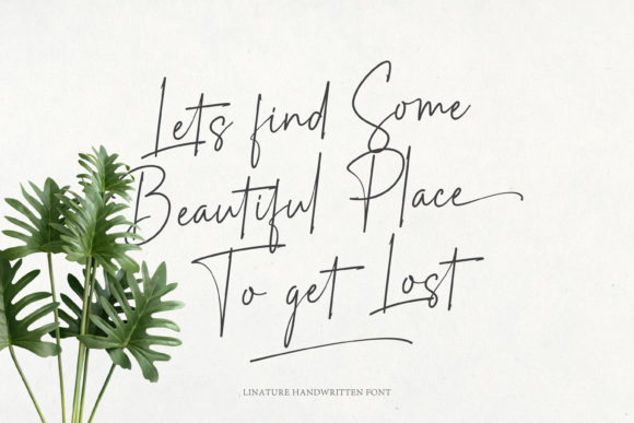 Linature Font Poster 2
