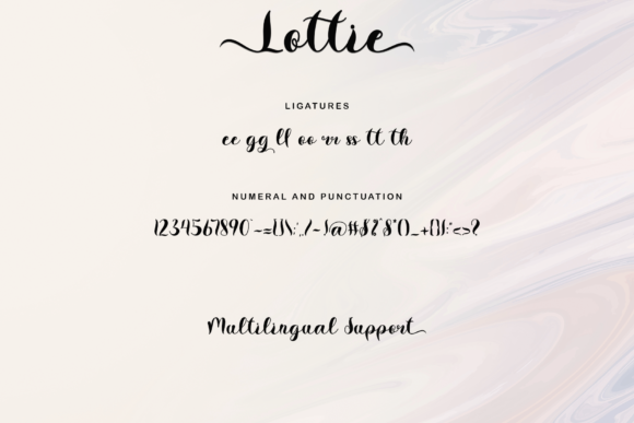 Lottie Font Poster 8
