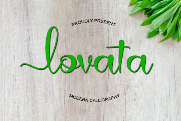 Lovata Font Poster 1