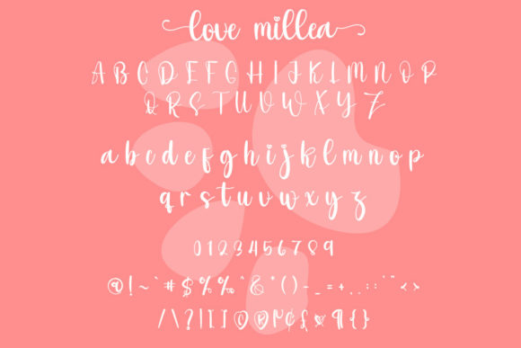 Love Millea Font Poster 4