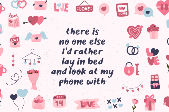 Love Note Font Poster 6