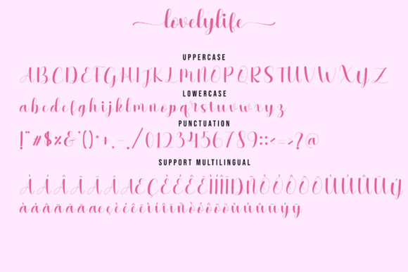 Lovelylife Font Poster 5