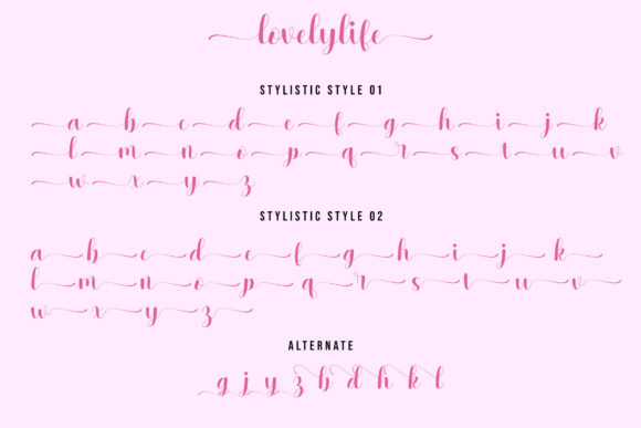 Lovelylife Font Poster 6