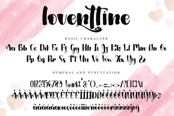 Loventtine Font Poster 7