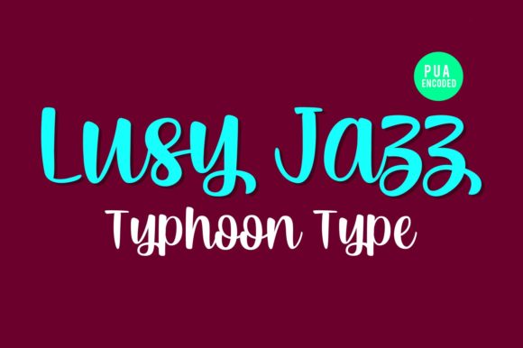 Lusy Jazz Font Poster 3