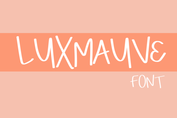 Luxmauve Font Poster 1