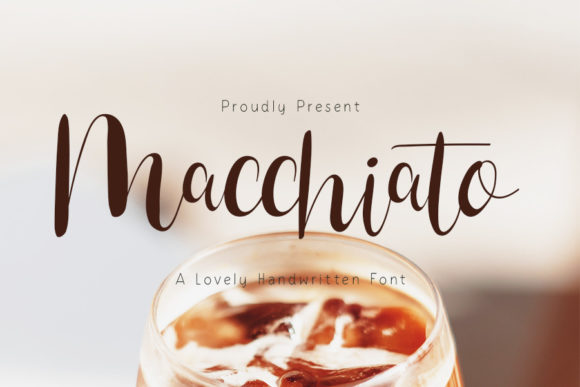 Macchiato Font Poster 1