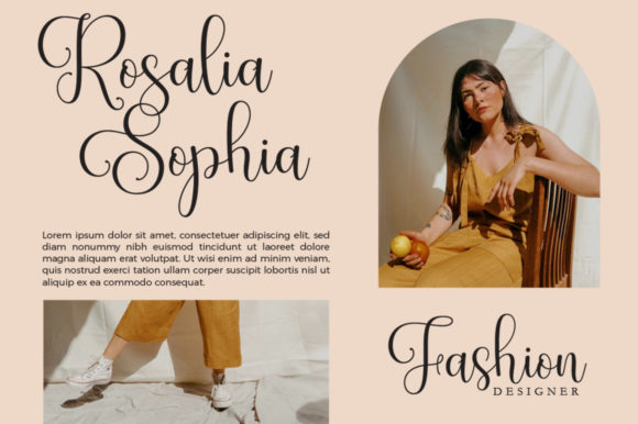 Madina Graciela Font Poster 6