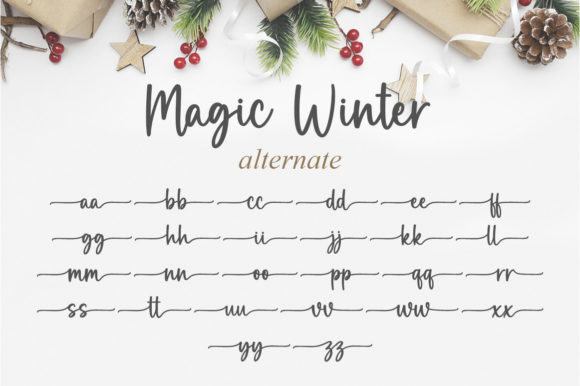 Magic Winter Font Poster 8