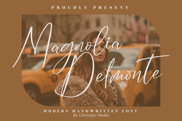 Magnolia Delmonte Font Poster 1