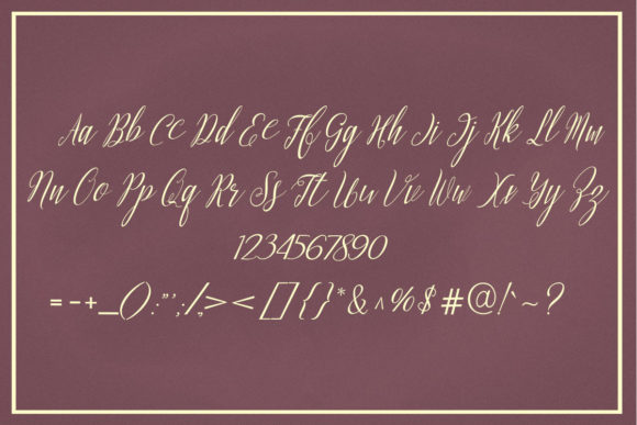 Mahartha Script Font Poster 5