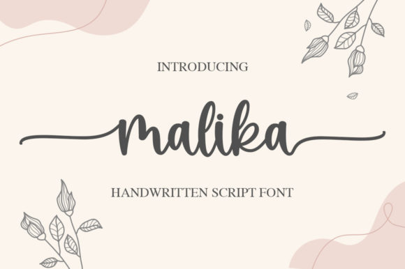 Malika Font Poster 1