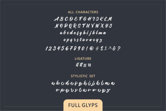 Margadeth Script Font Poster 8