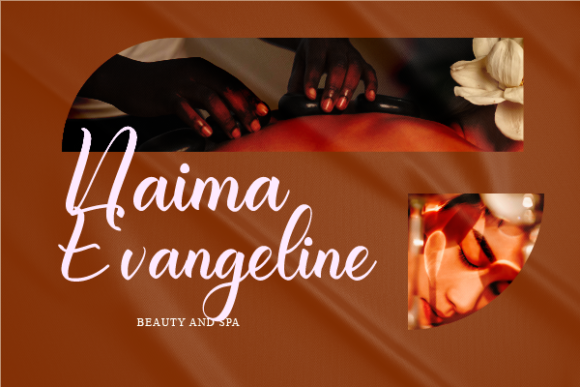 Marina Aliana Font Poster 4