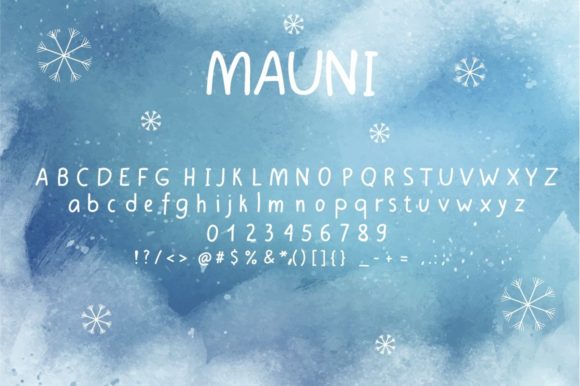 Mauni Font Poster 2