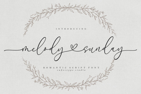 Melody Sunday Font