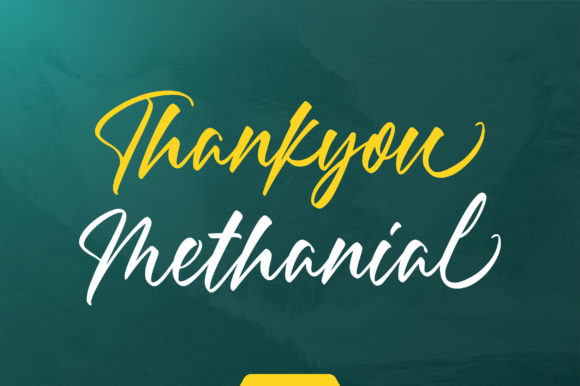 Methanial Font Poster 7