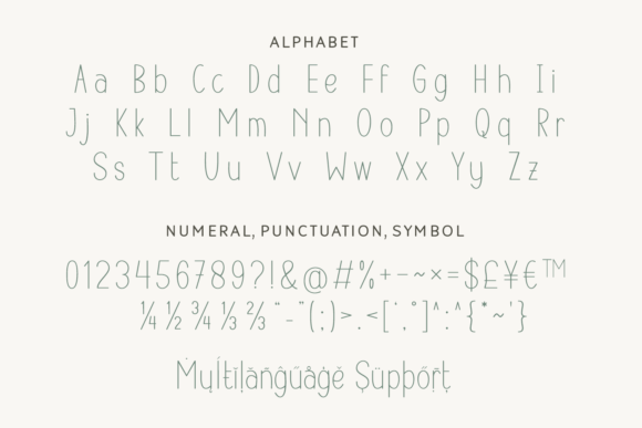 Milde Hand Font Poster 5