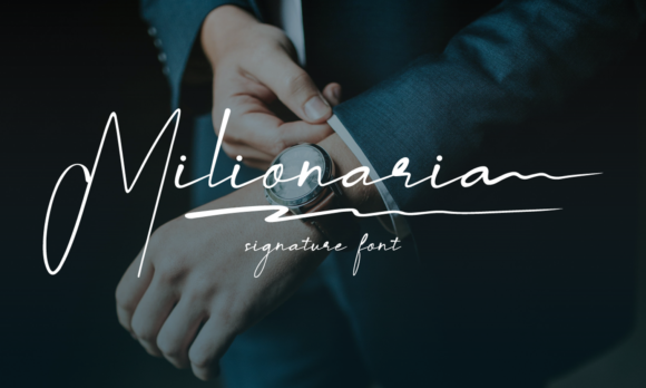 Milionaria Font Poster 1