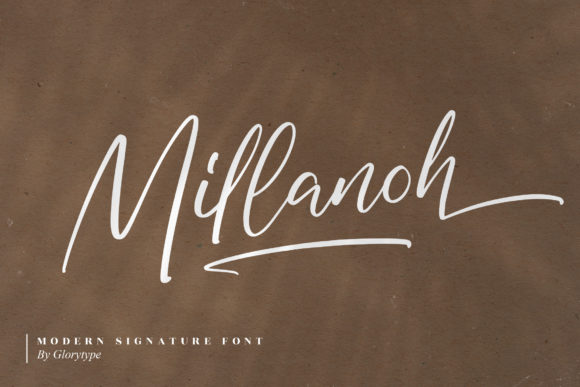 Millanoh Font Poster 1