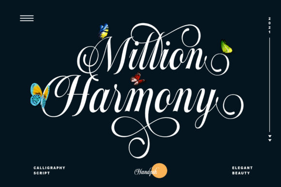 Million Harmony Font Poster 2