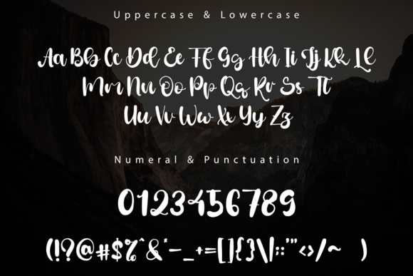 Miltane Valley Font Poster 8