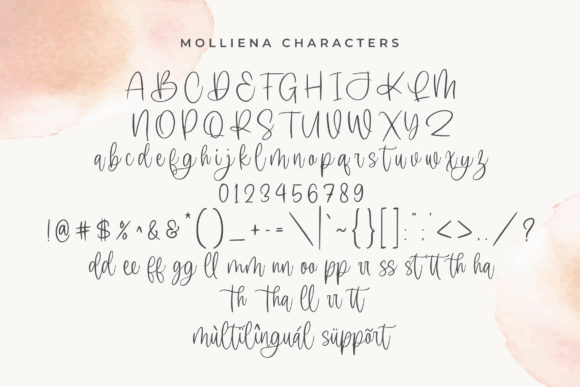 Molliena Font Poster 9