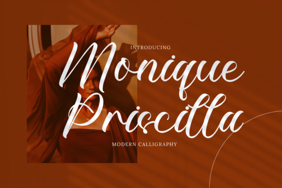 Monique Priscilla Font Poster 1