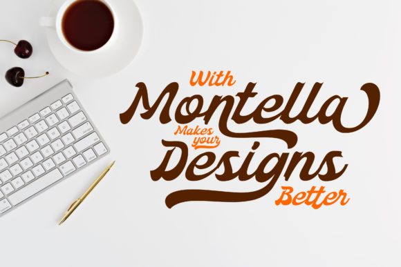 Montella Font Poster 2