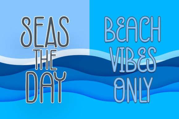 Morning Shore Font Poster 4