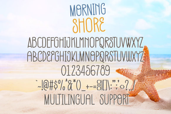 Morning Shore Font Poster 5