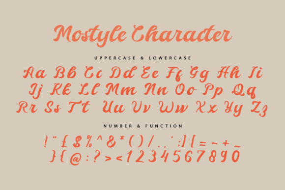 Mostyle Font Poster 8