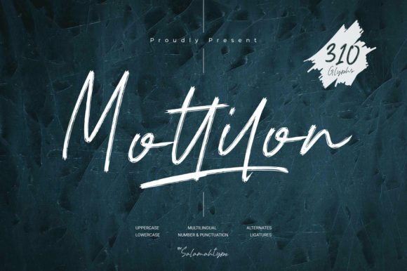 Mottilon Font Poster 1