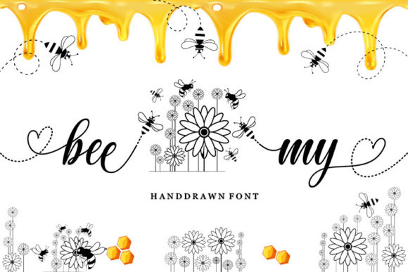 My Bee Honey Font Poster 3